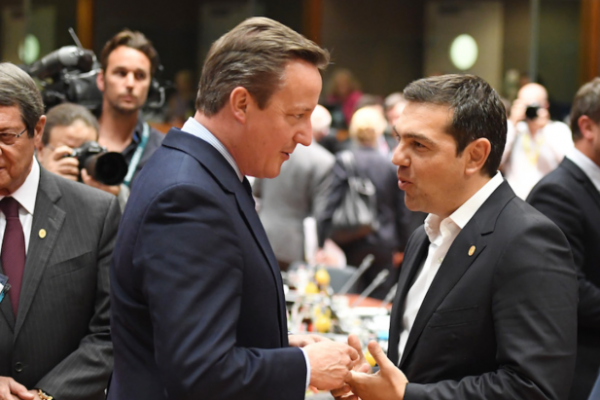 David Cameron and Alexis Tsipras