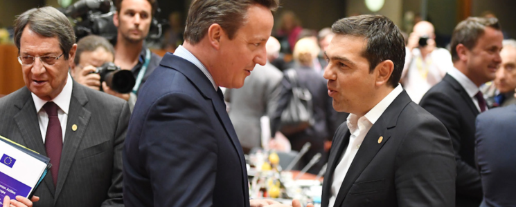 David Cameron and Alexis Tsipras