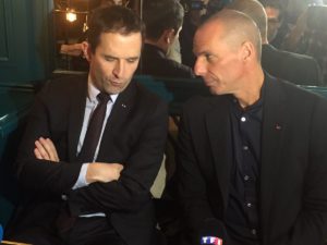 Benoît Hamon and Yanis Varoufakis