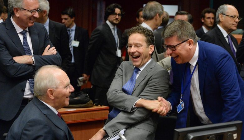 Jeroen Dijsselbloem and Wolfgang Schäuble