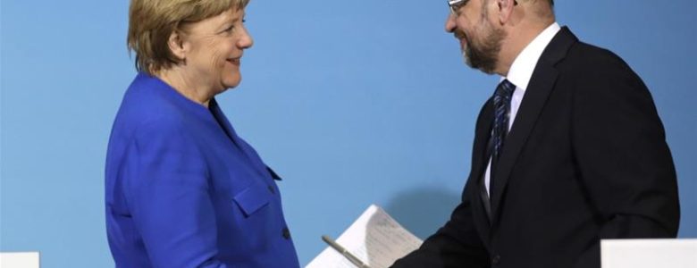 Merkel and Schulz