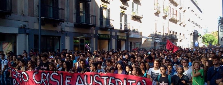 Student Protest in Palermo