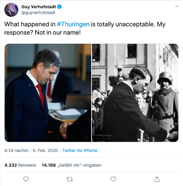 Guy Verhofstadt tweet